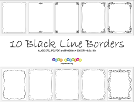Black Line Borders