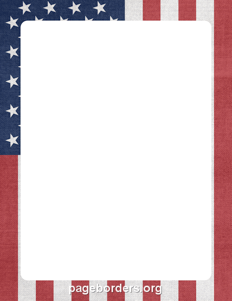 clipart american flag border - photo #17