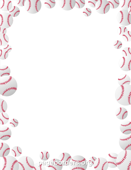 baseball clipart borders frames - photo #15