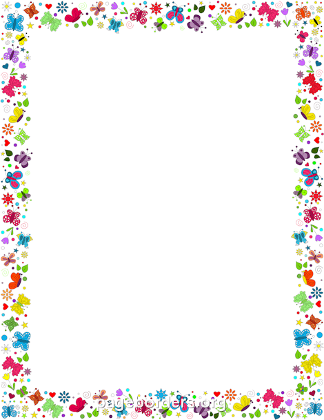 butterfly border clipart - photo #42