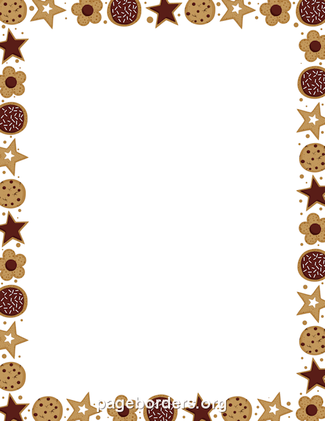 free clipart christmas cookies border - photo #7