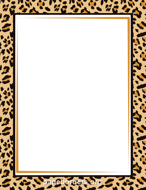 free giraffe print border clip art - photo #13