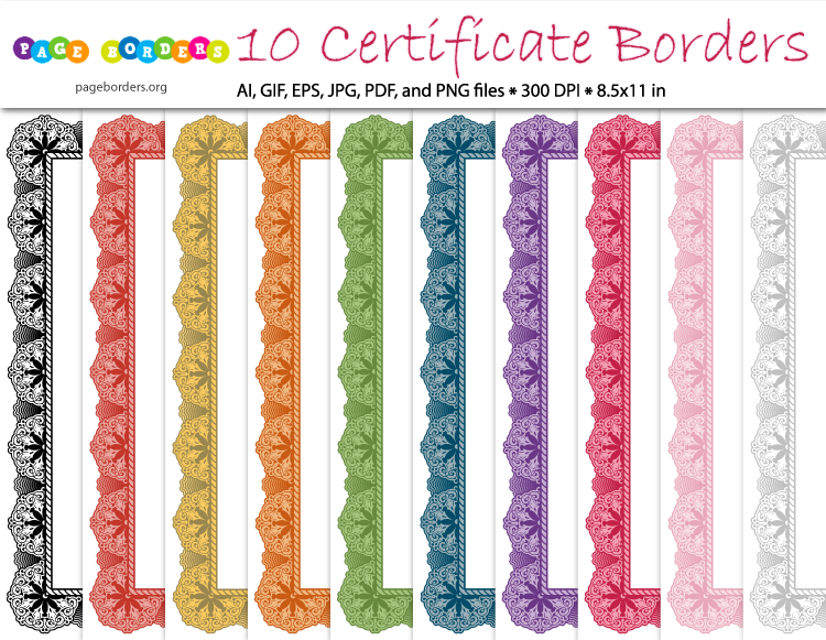 Certificate Border Bundle