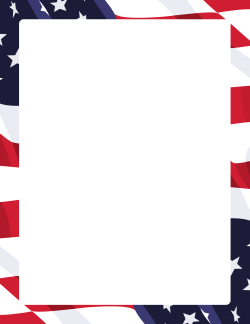 Red, White, and Blue Border 9