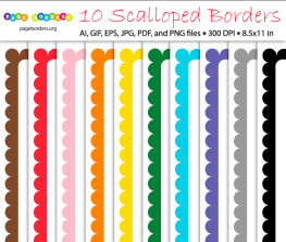 Scalloped Borders