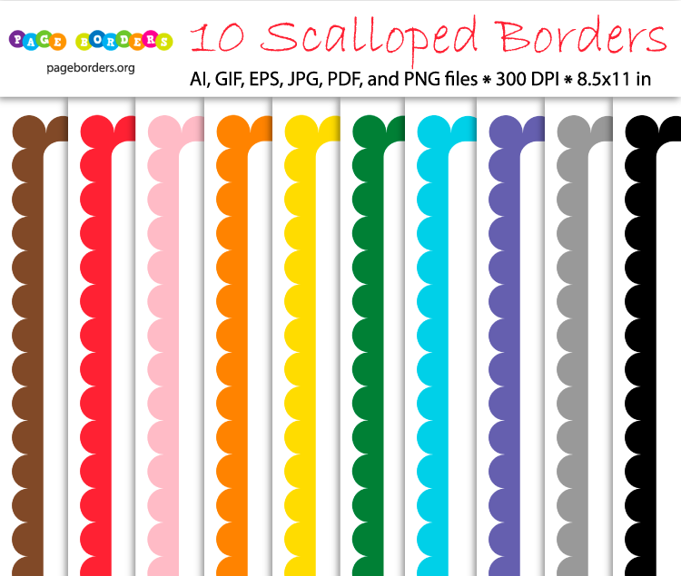 Scalloped Border Bundle