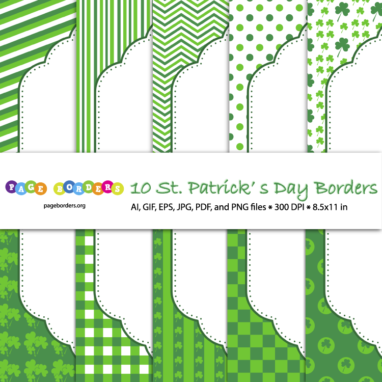 St. Patrick's Day Border Bundle