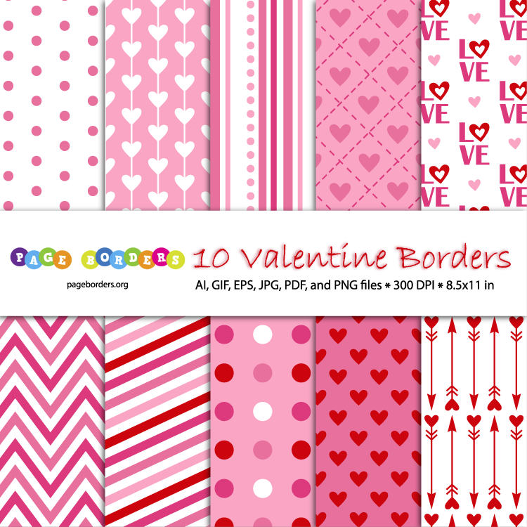 Valentine Border Bundle