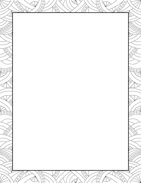 Abstract Pattern Border