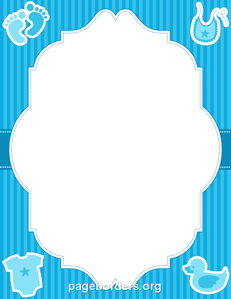 Baby Boy Border Clip Art Page Border And Vector Graphics Baby Boy Border Clip Art Page Border And Vector Graphics