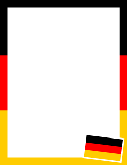 German Flag Border