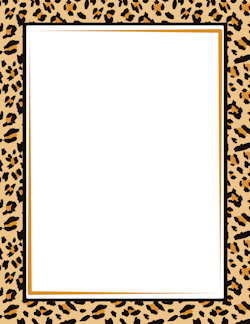 Leopard Print Border