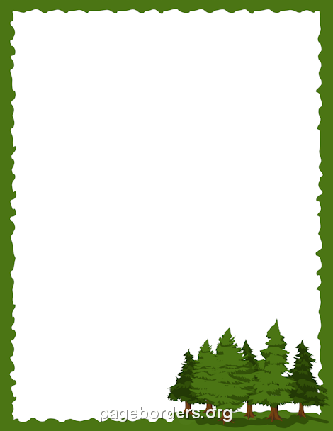 Pine Tree Border