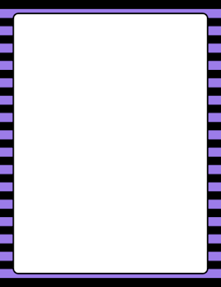 Purple and Black Striped Border