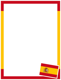 Spanish Flag Border